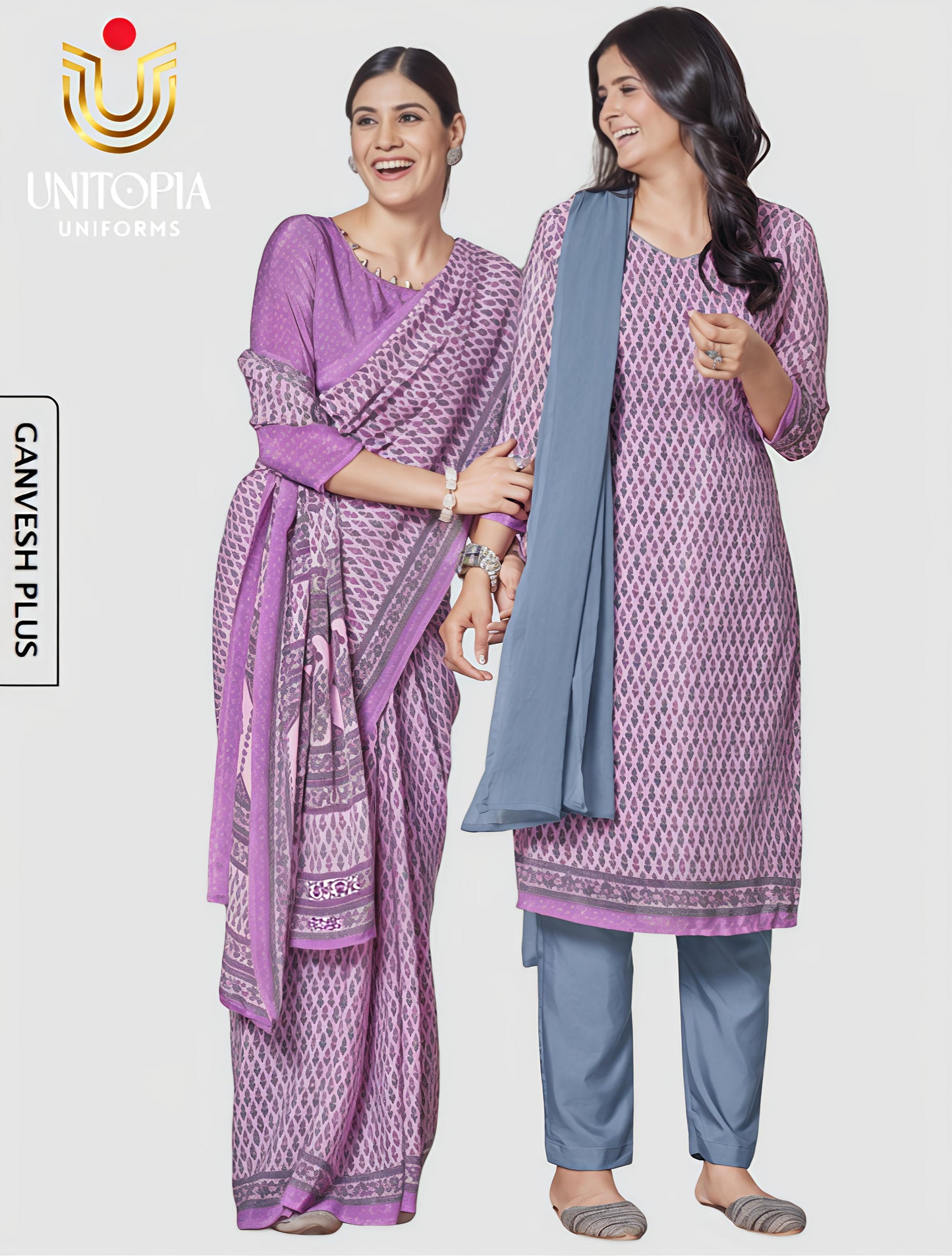 GANVESH / UNIFORM SAREE (GP9171)