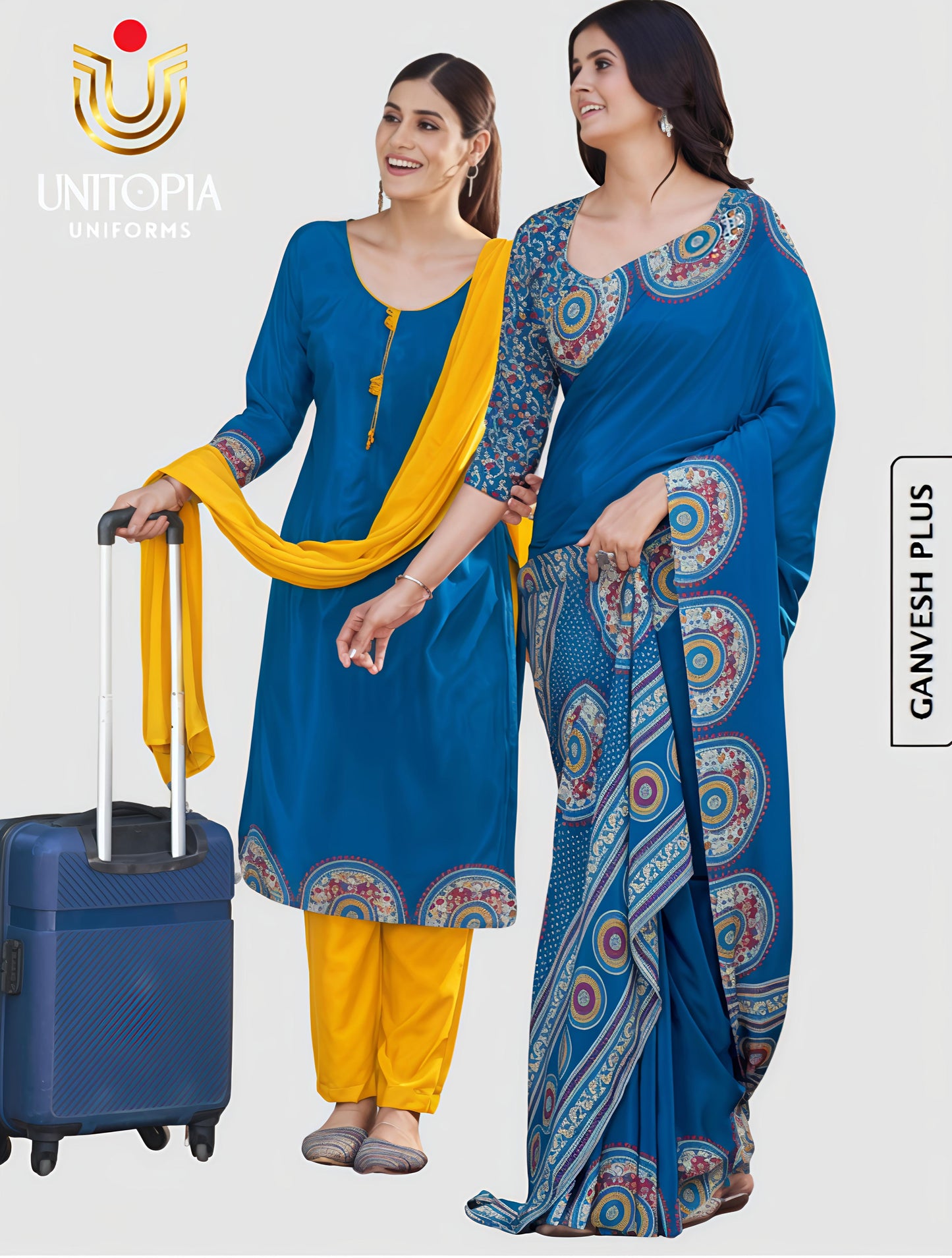 GANVESH / UNIFORM SAREE (GP9177)