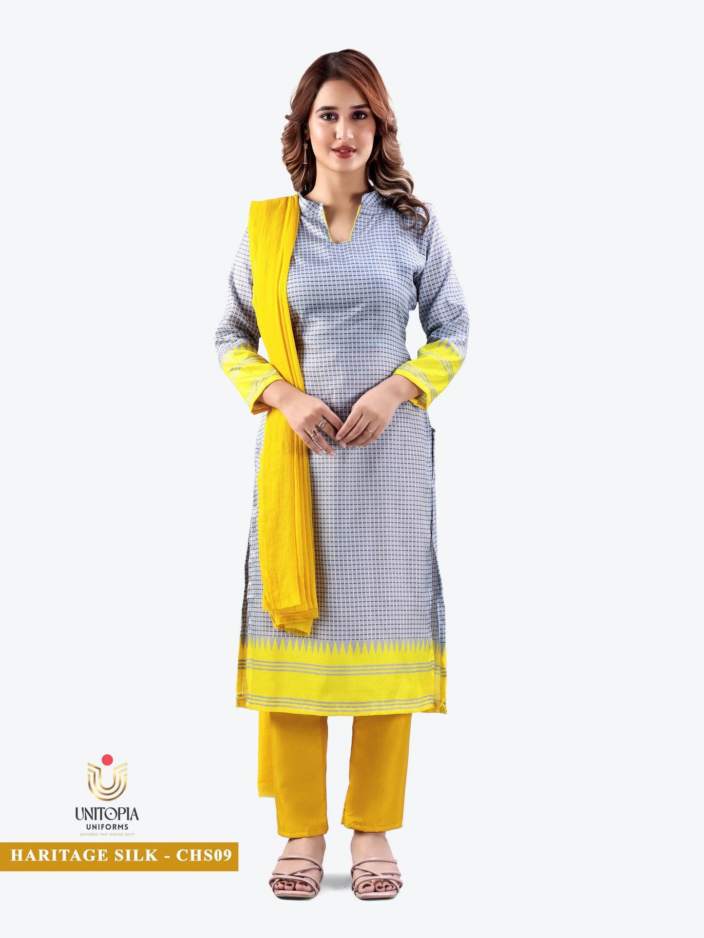 HARITAGE SILK / UNIFORM SAREES & SUIT (HS07,HS08,HS09)