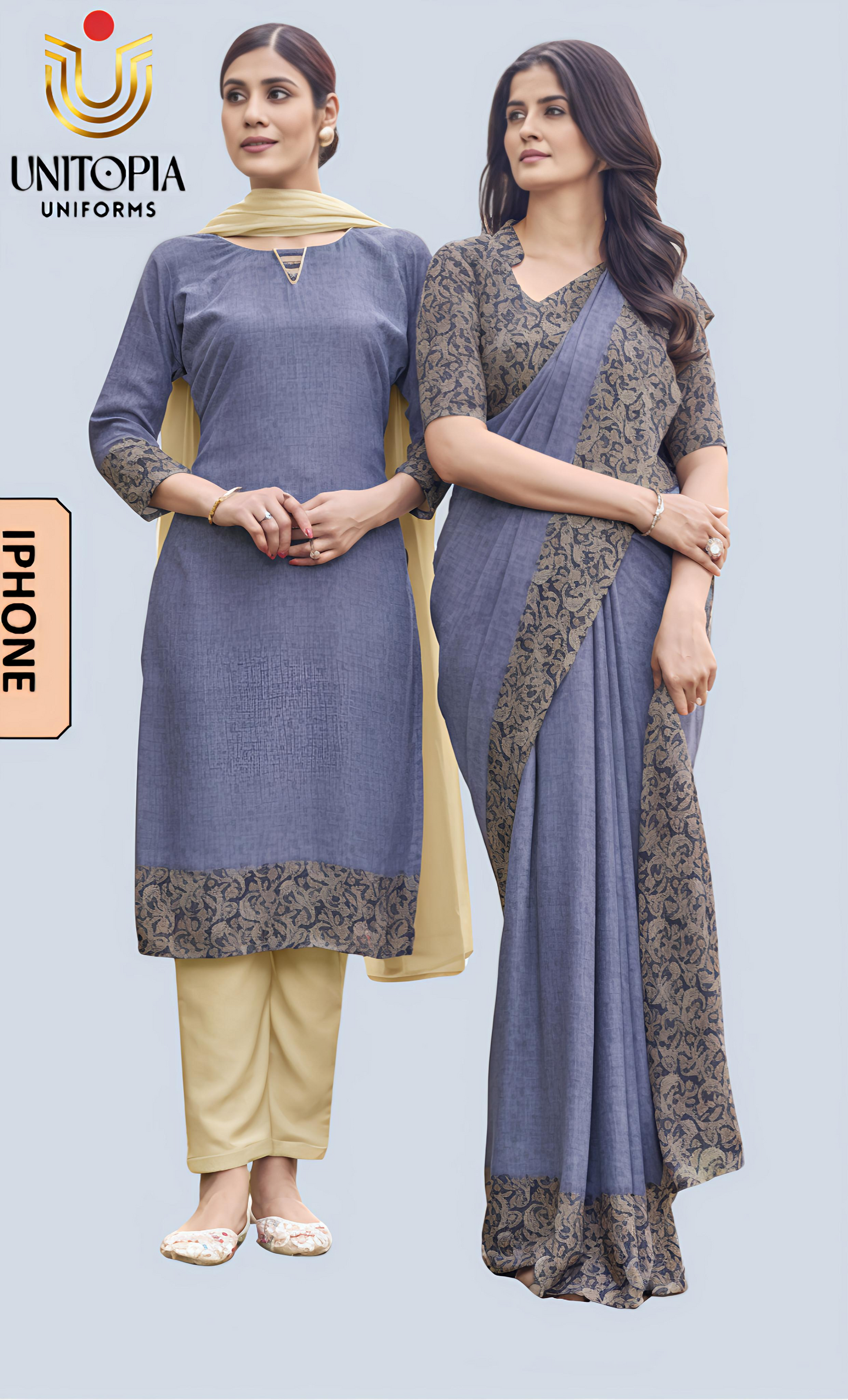 IPHONE / UNIFORM SAREE (IPH509)