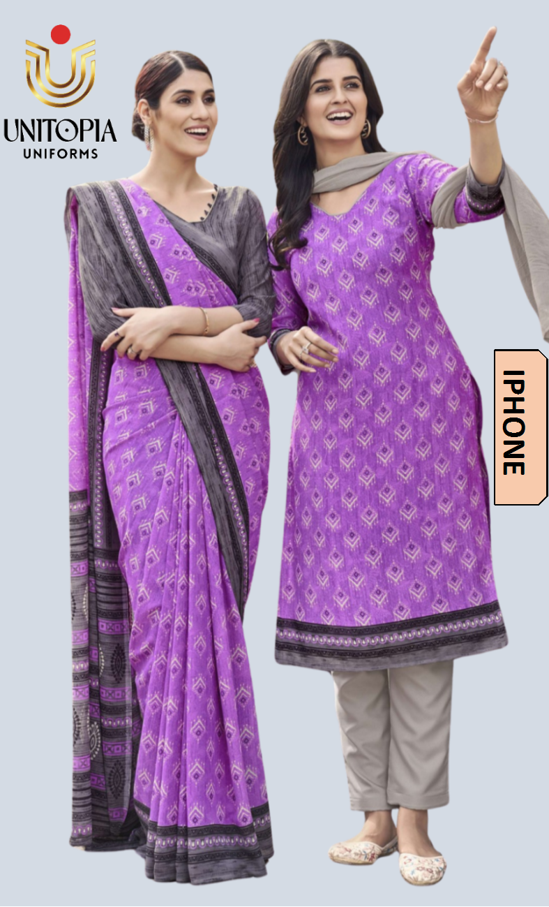 IPHONE / UNIFORM SAREE & SUIT COMBO (IPH507)