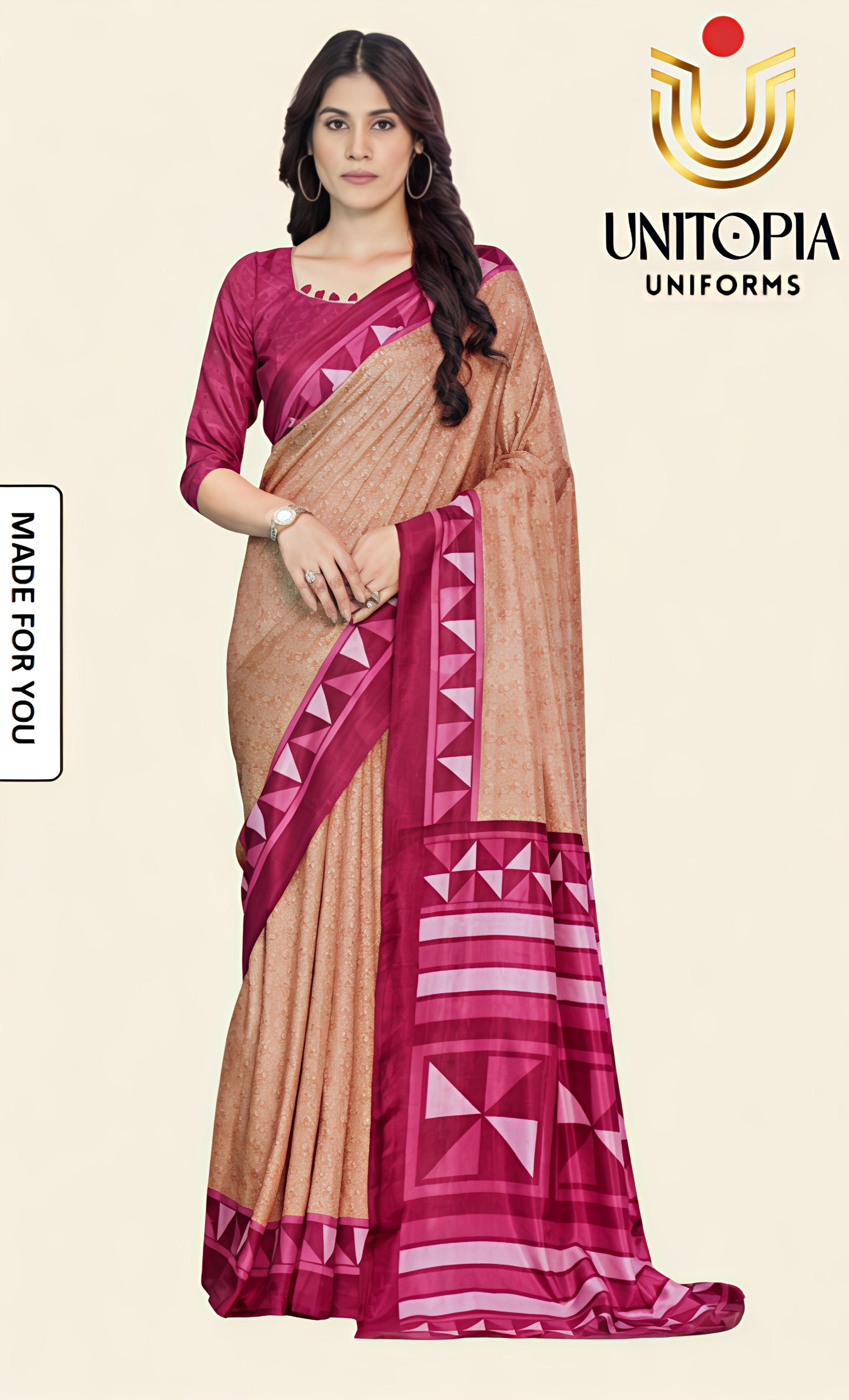 MADE FOR YOU/ UNIFORM SAREE (MFU8317)