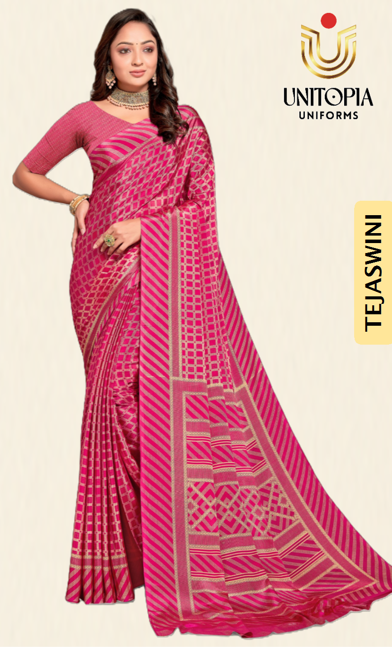 TEJASWINI/ UNIFORM SAREE (TEJ1407)