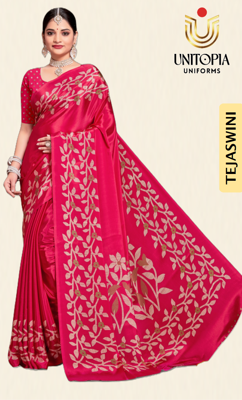 TEJASWINI/ UNIFORM SAREE (TEJ1443)