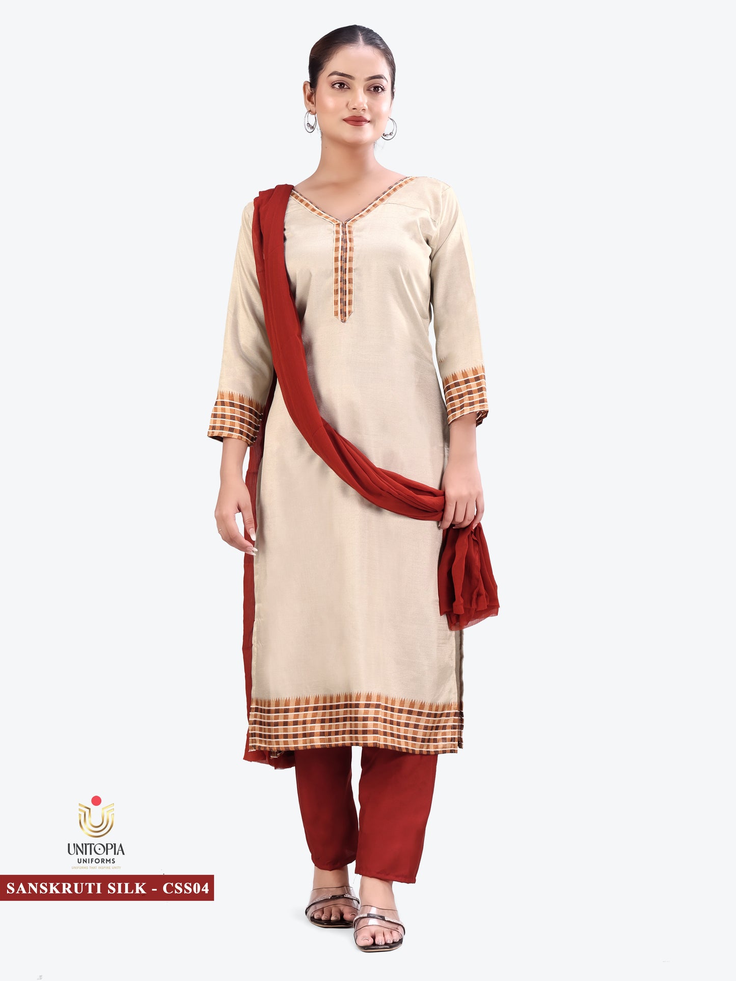 SANSKRUTI SILK / UNIFORM SAREES & SUIT (SS03,04)