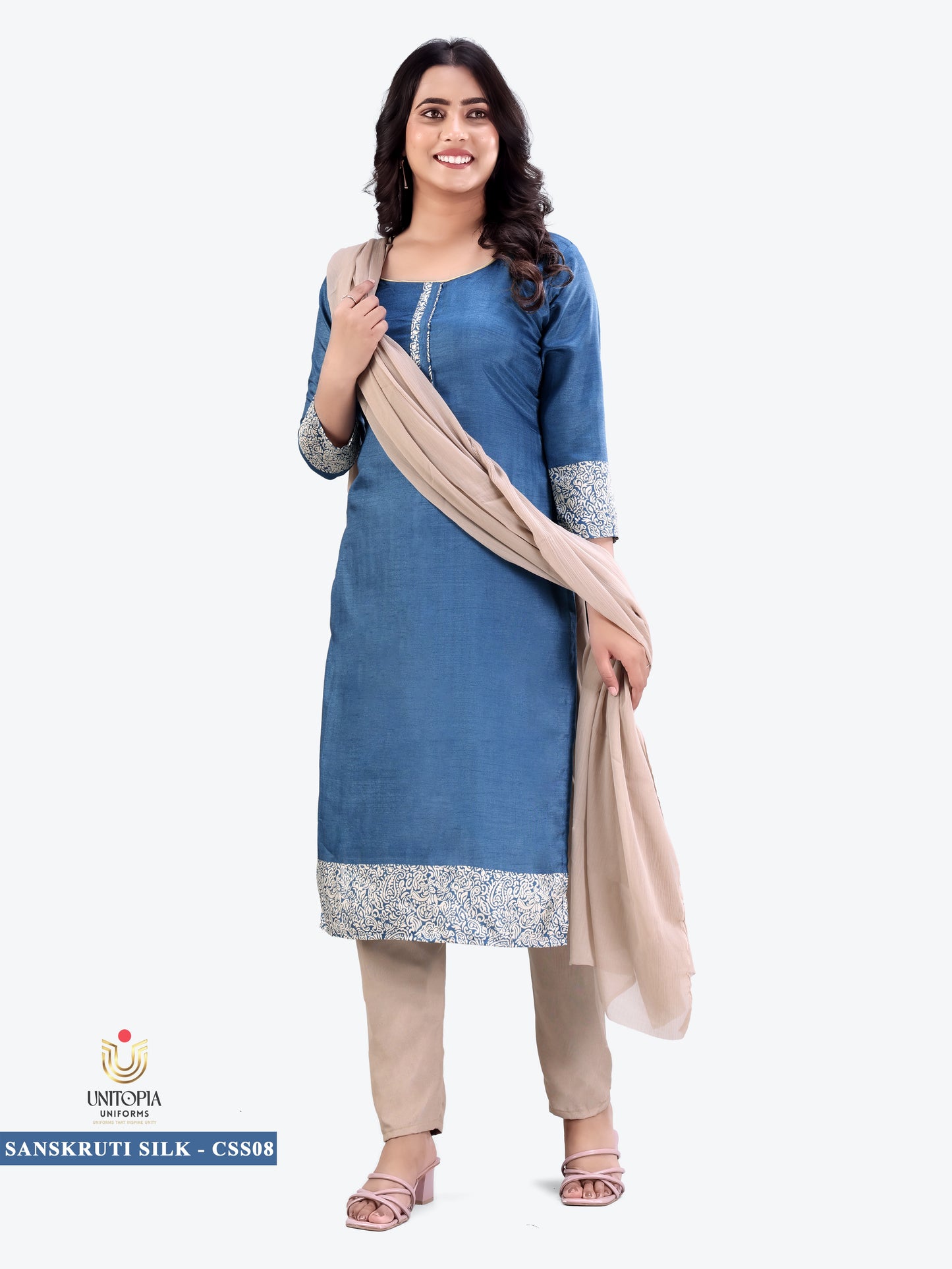 SANSKRUTI SILK / UNIFORM SAREES & SUIT (SS07,08)