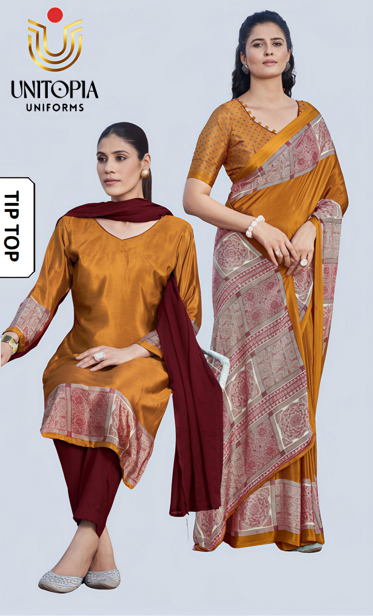 TIP TOP / UNIFORM SAREE (TT3359)