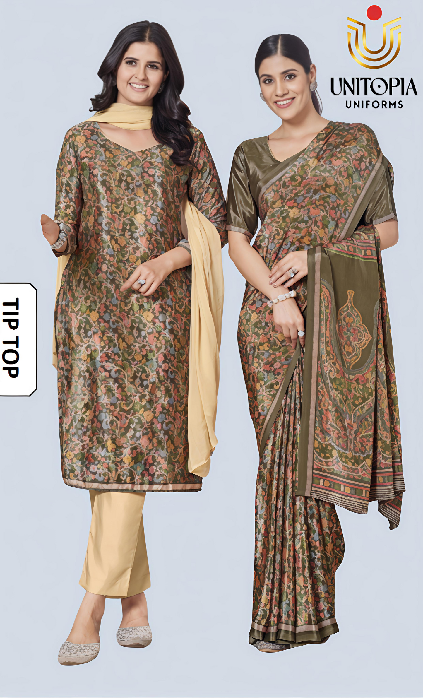 TIP TOP / UNIFORM SAREE (TT3369)