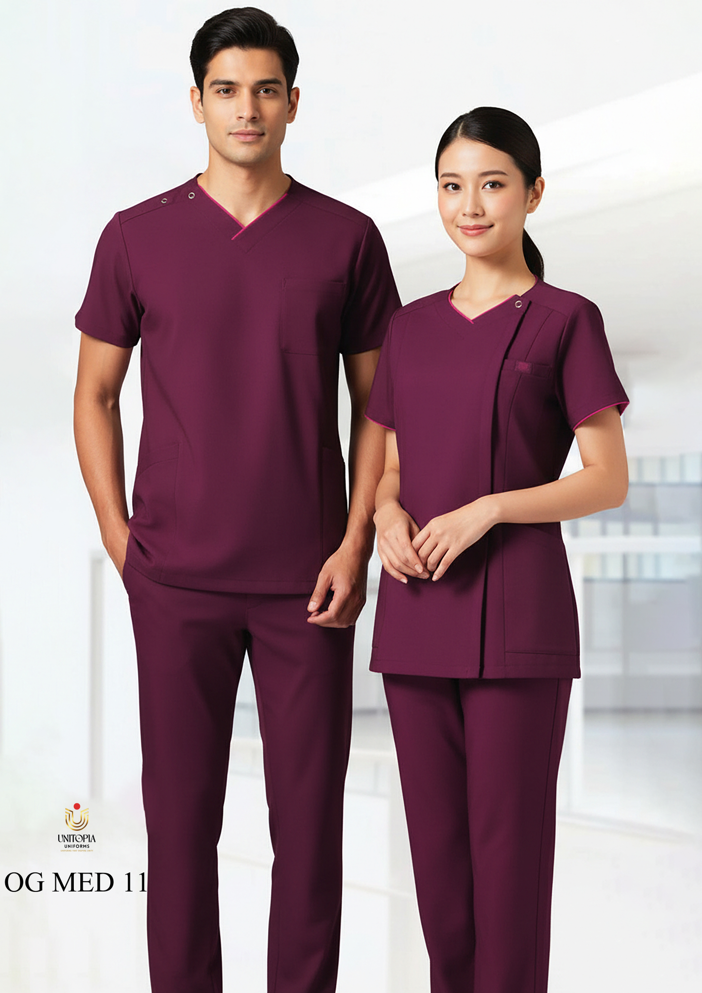 Medical Scrubs Hospital Uniforms OG MED