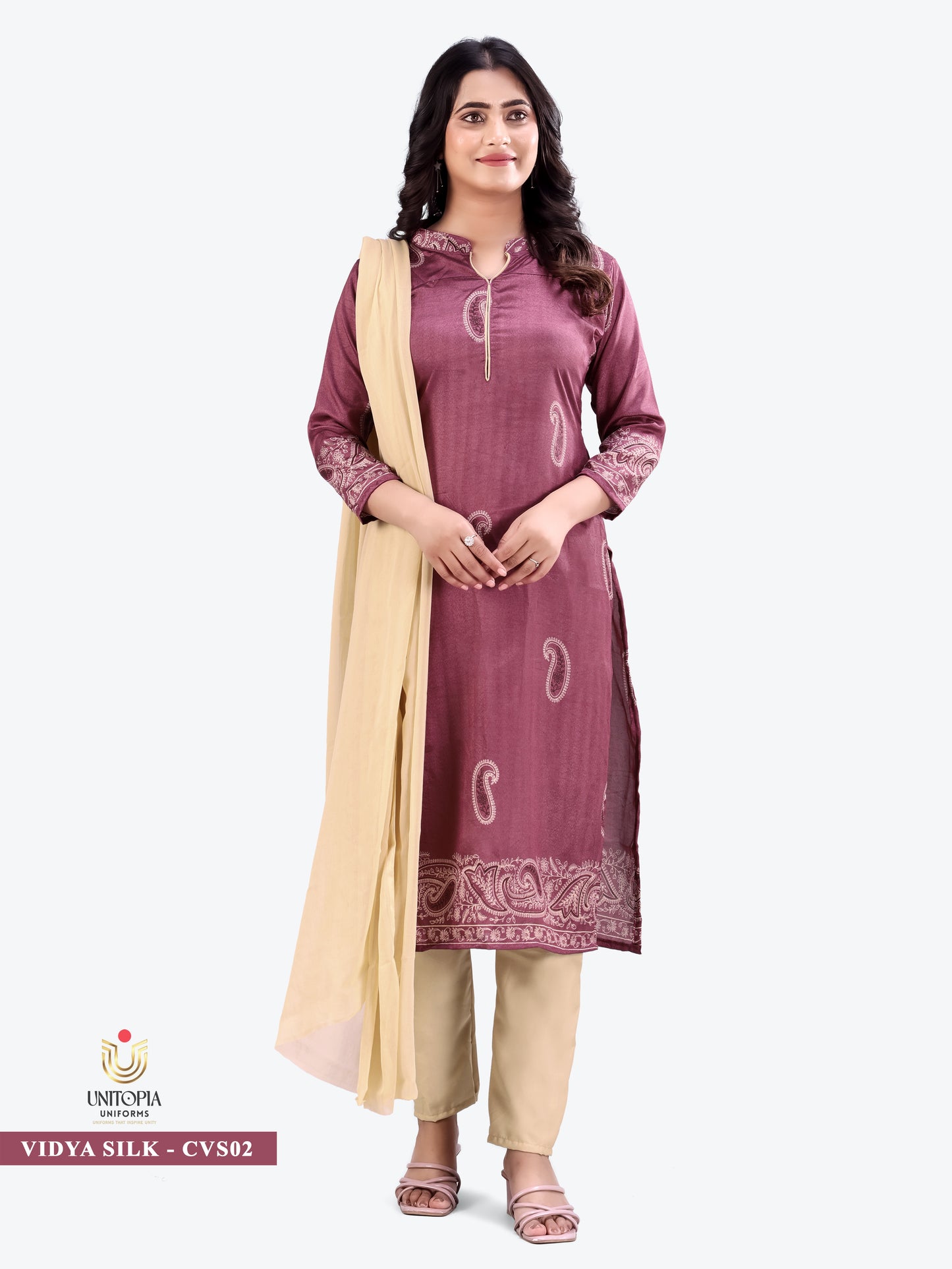 VIDYA SILK / UNIFORMS SAREES & SUIT (VS01 - VS02)