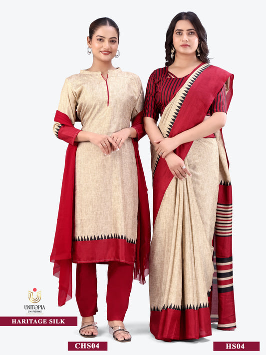 HARITAGE SILK / UNIFORM SAREES & SUIT (HS-04)