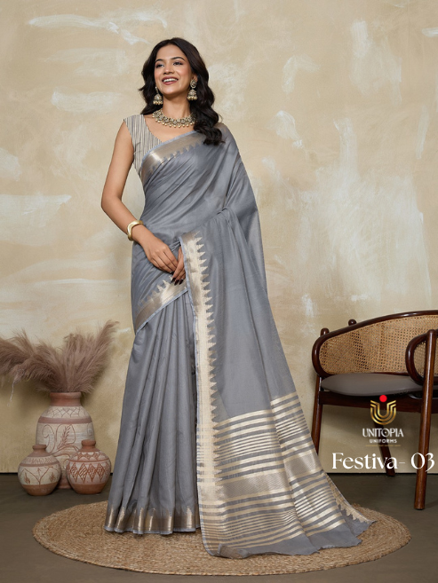FESTIVA SAREE - Functional Wear (FS01,02,03,04)