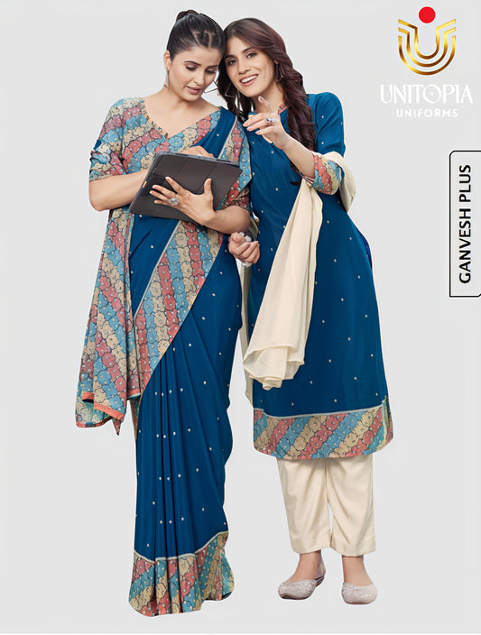 GANVESH / UNIFORM SAREE (GP9169)