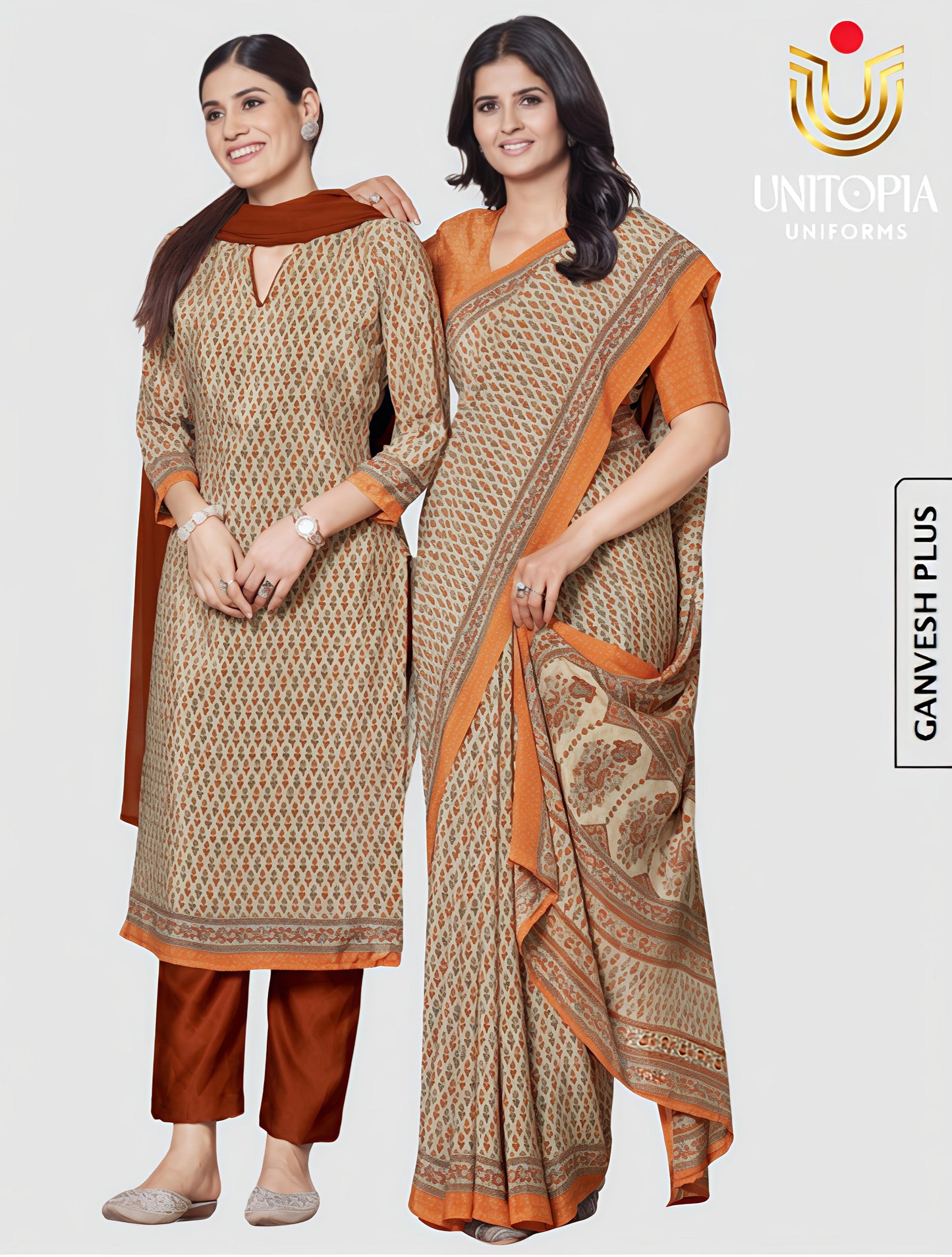 GANVESH / UNIFORM SAREE (GP9171)