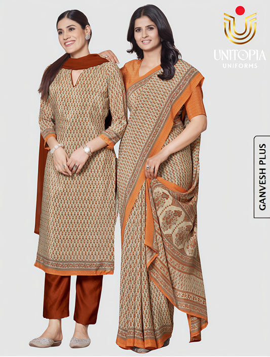 GANVESH / UNIFORM SAREE (GP9171)