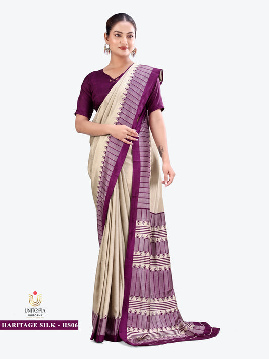 HARITAGE SILK / UNIFORM SAREES (HS05,06)