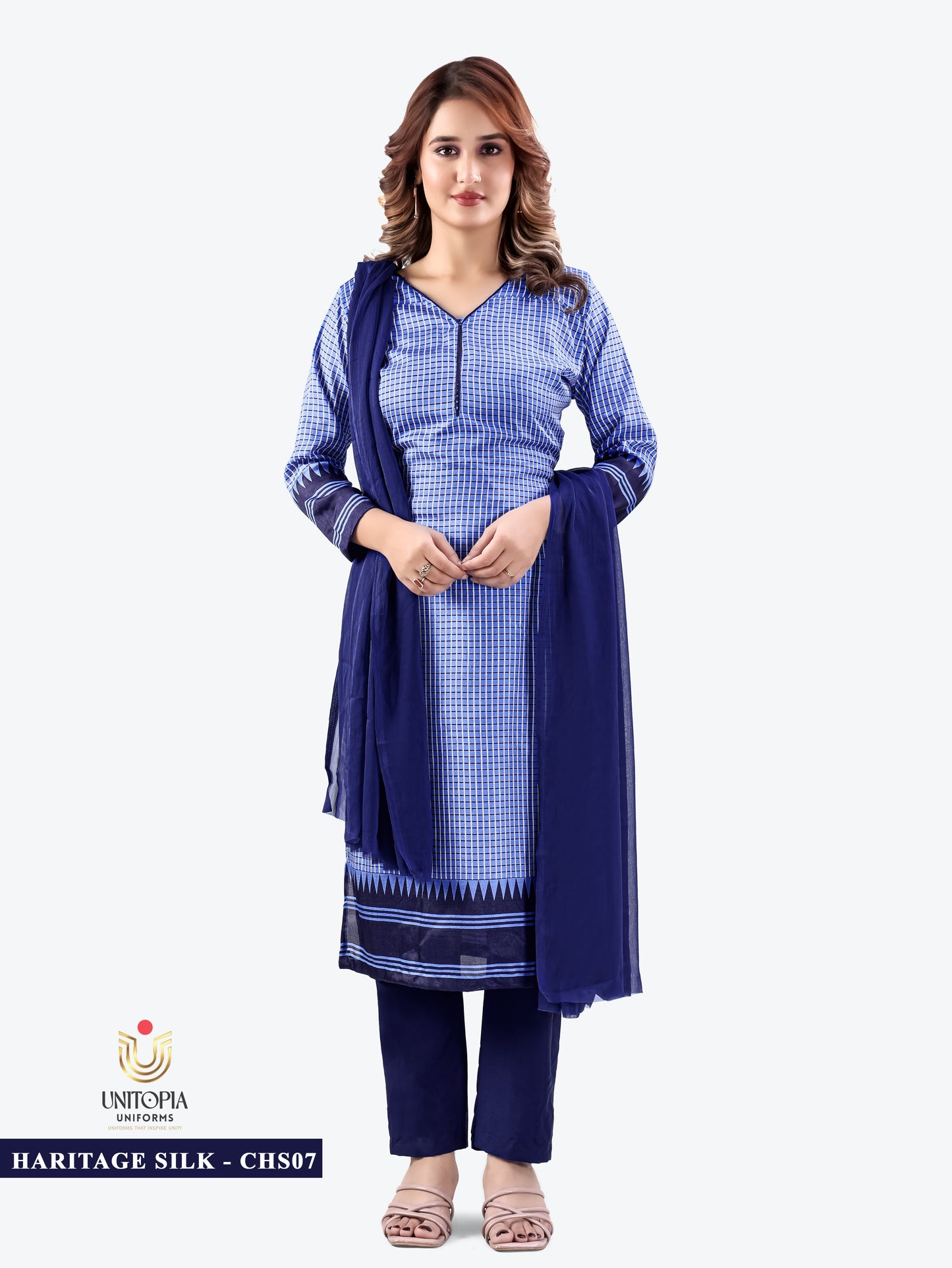 HARITAGE SILK / UNIFORM SAREES & SUIT (HS07,HS08,HS09)