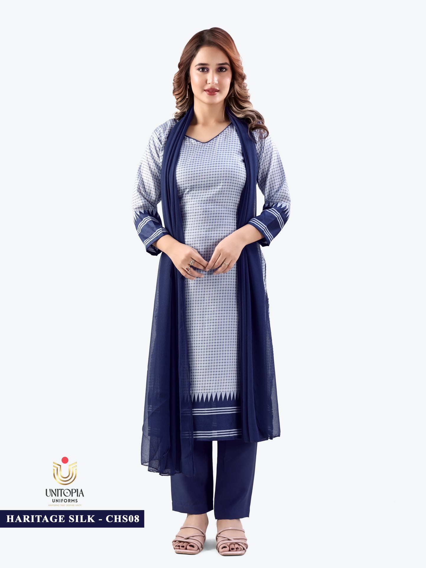 HARITAGE SILK / UNIFORM SAREES & SUIT (HS07,HS08,HS09)