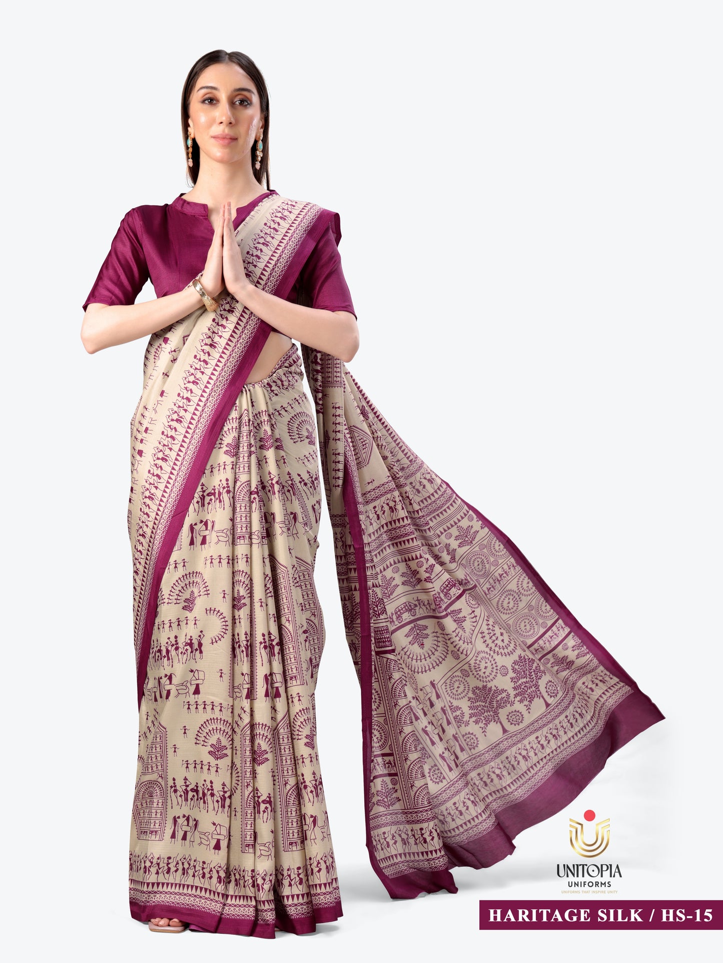HARITAGE SILK / UNIFORM SAREES & SUIT (HS15,16)