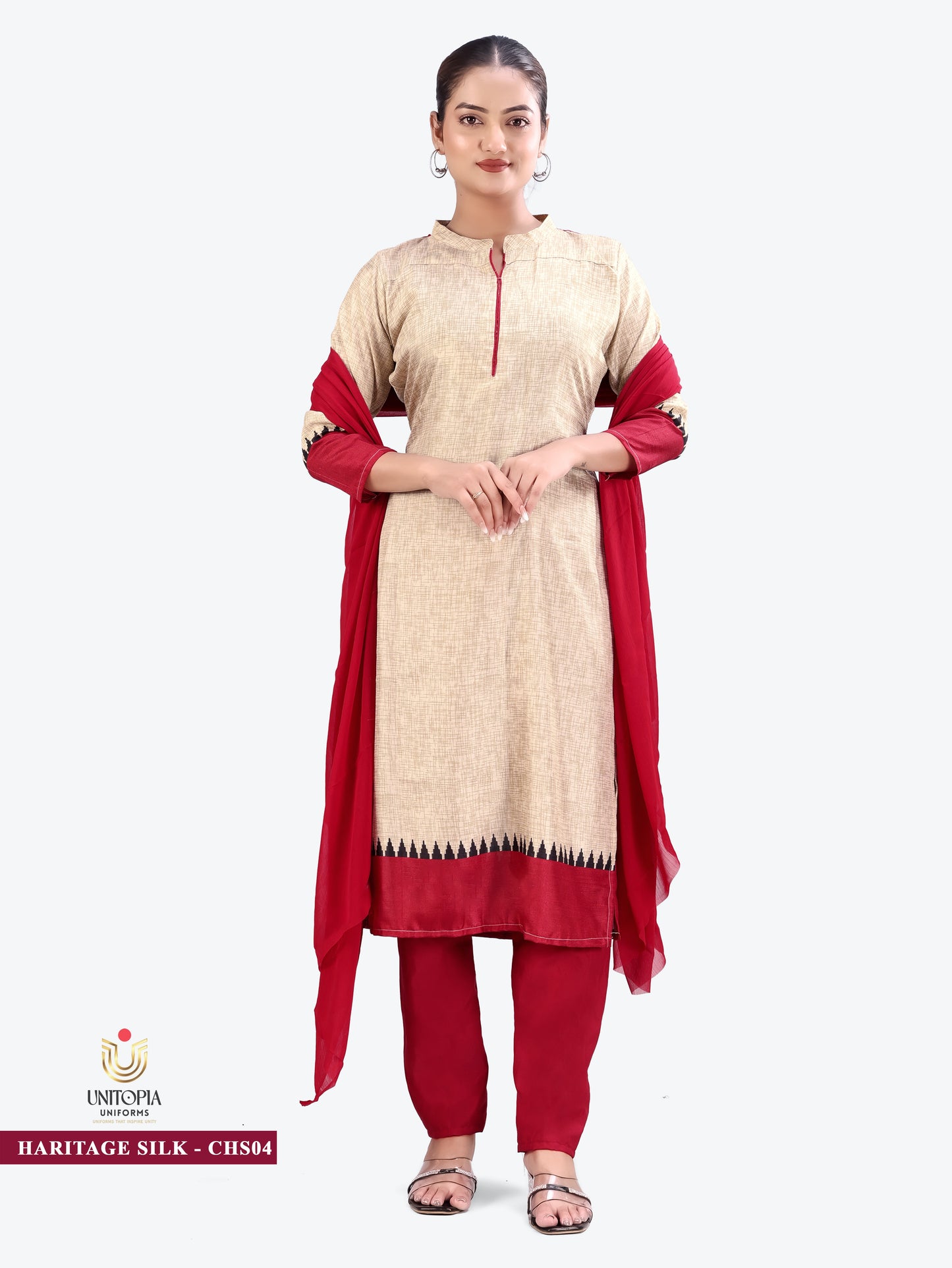 HARITAGE SILK / UNIFORM SAREES & SUIT (HS-04)