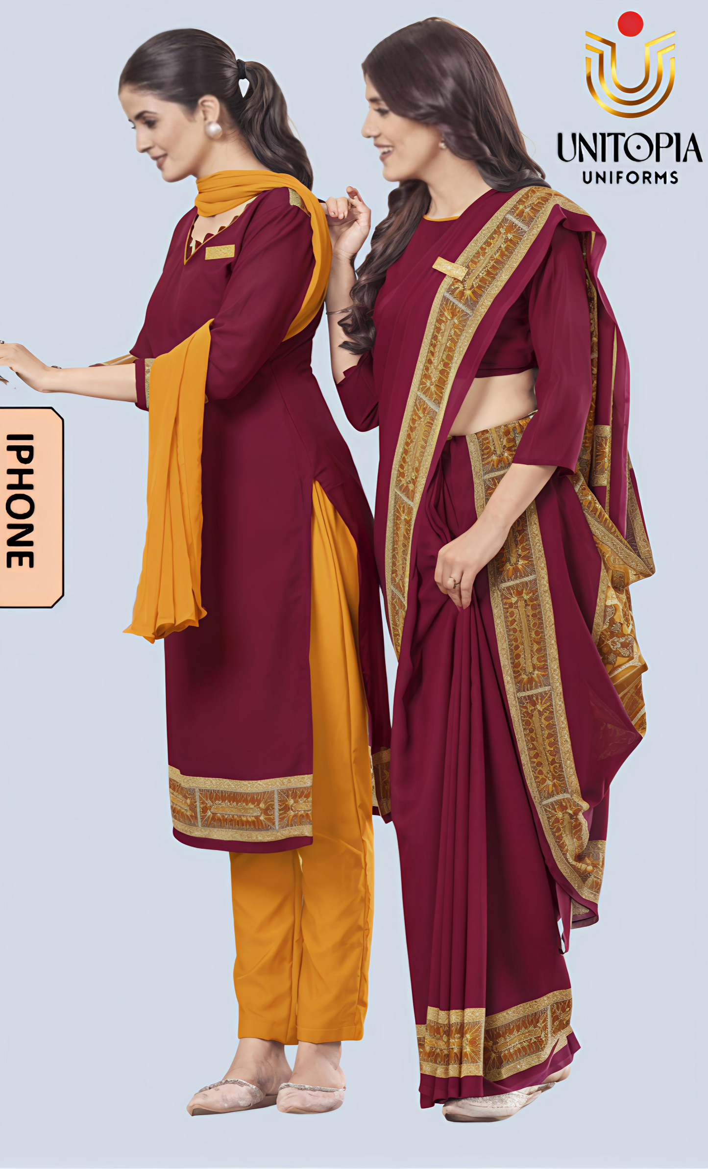 IPHONE / UNIFORM SAREE & SUIT COMBO (IPH501)