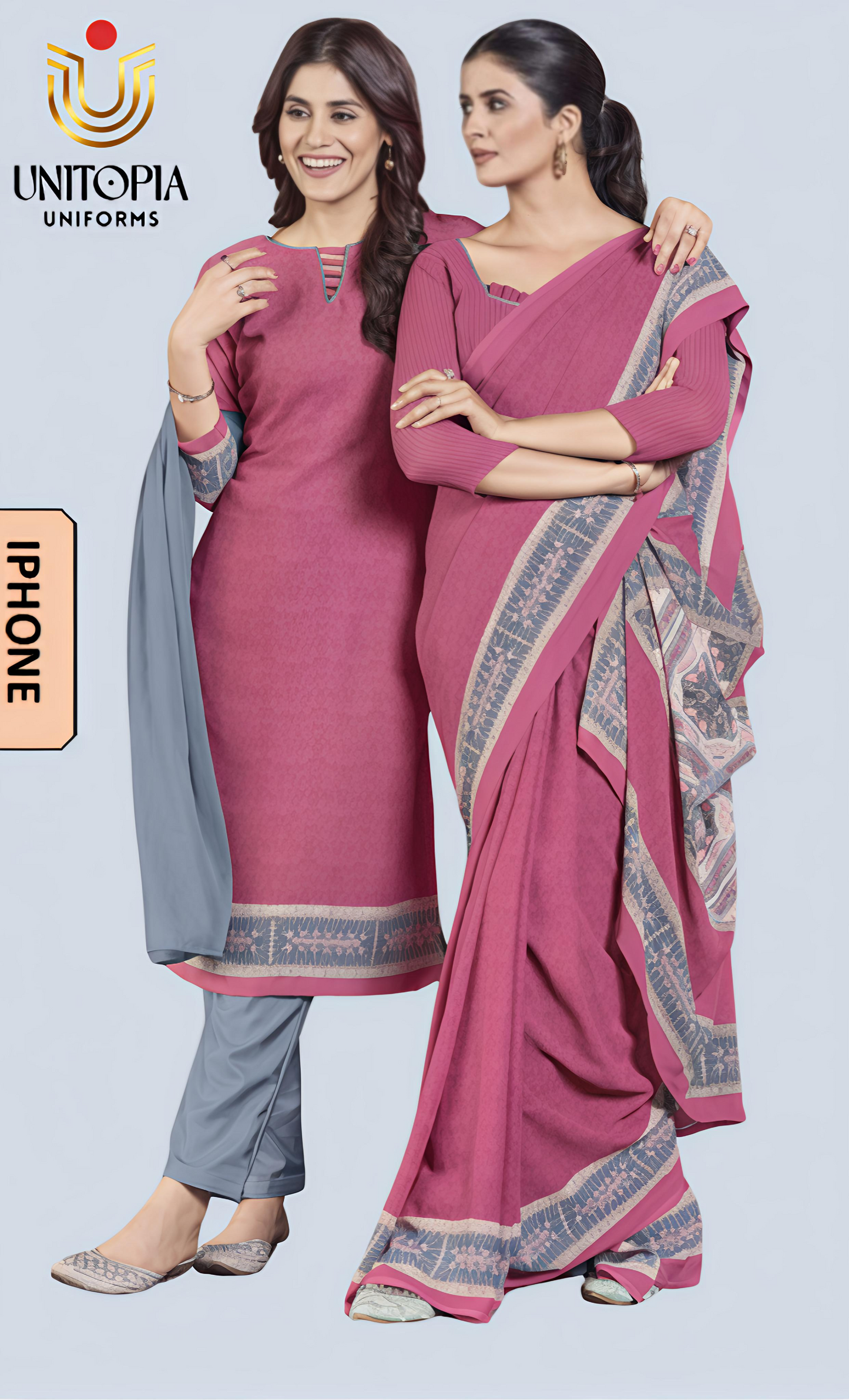 IPHONE / UNIFORM SAREE  (IPH503)
