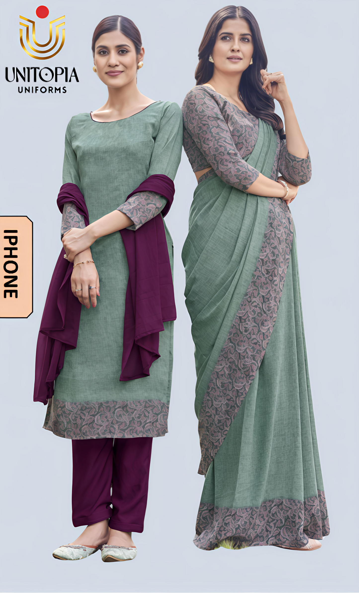 IPHONE / UNIFORM SAREE (IPH509)