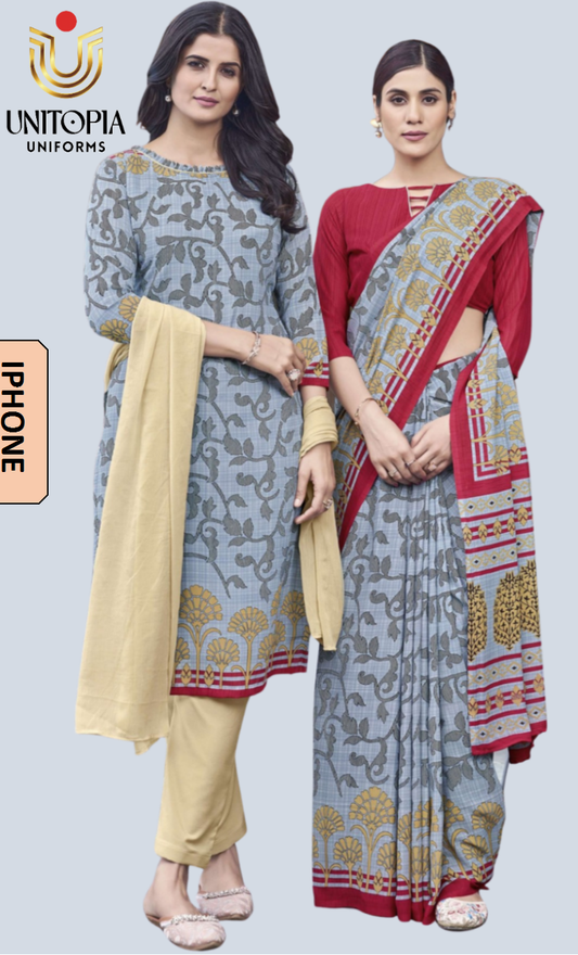 IPHONE / UNIFORM SAREE & SUIT COMBO (IPH523)