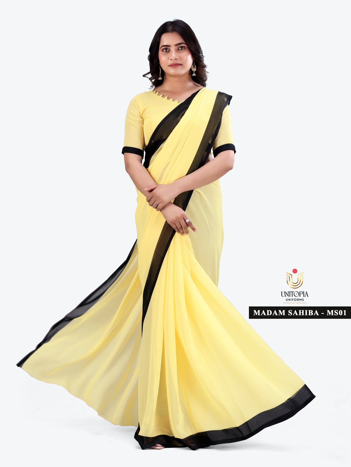 MADAM SAHIBA / UNIFORM SAREES (MS01,MS02)