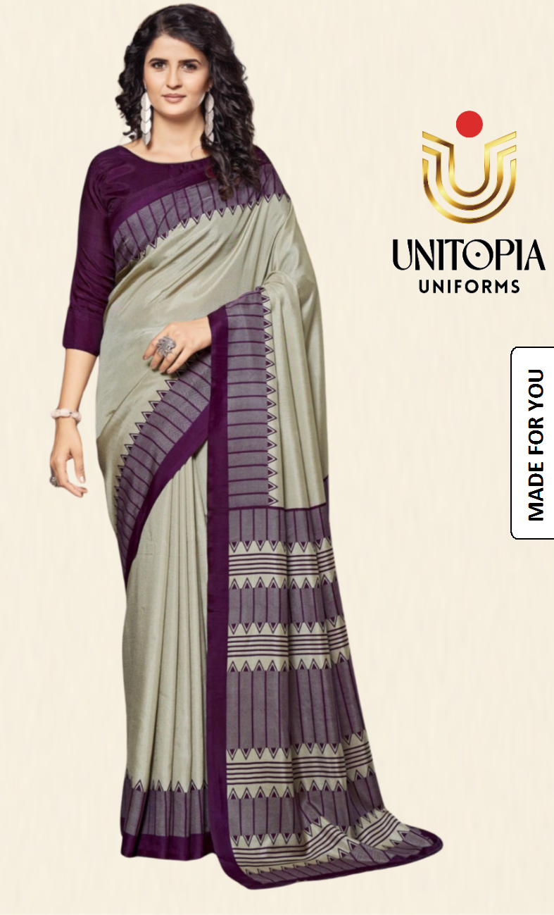 MADE FOR YOU/ UNIFORM SAREE (MFU8325)