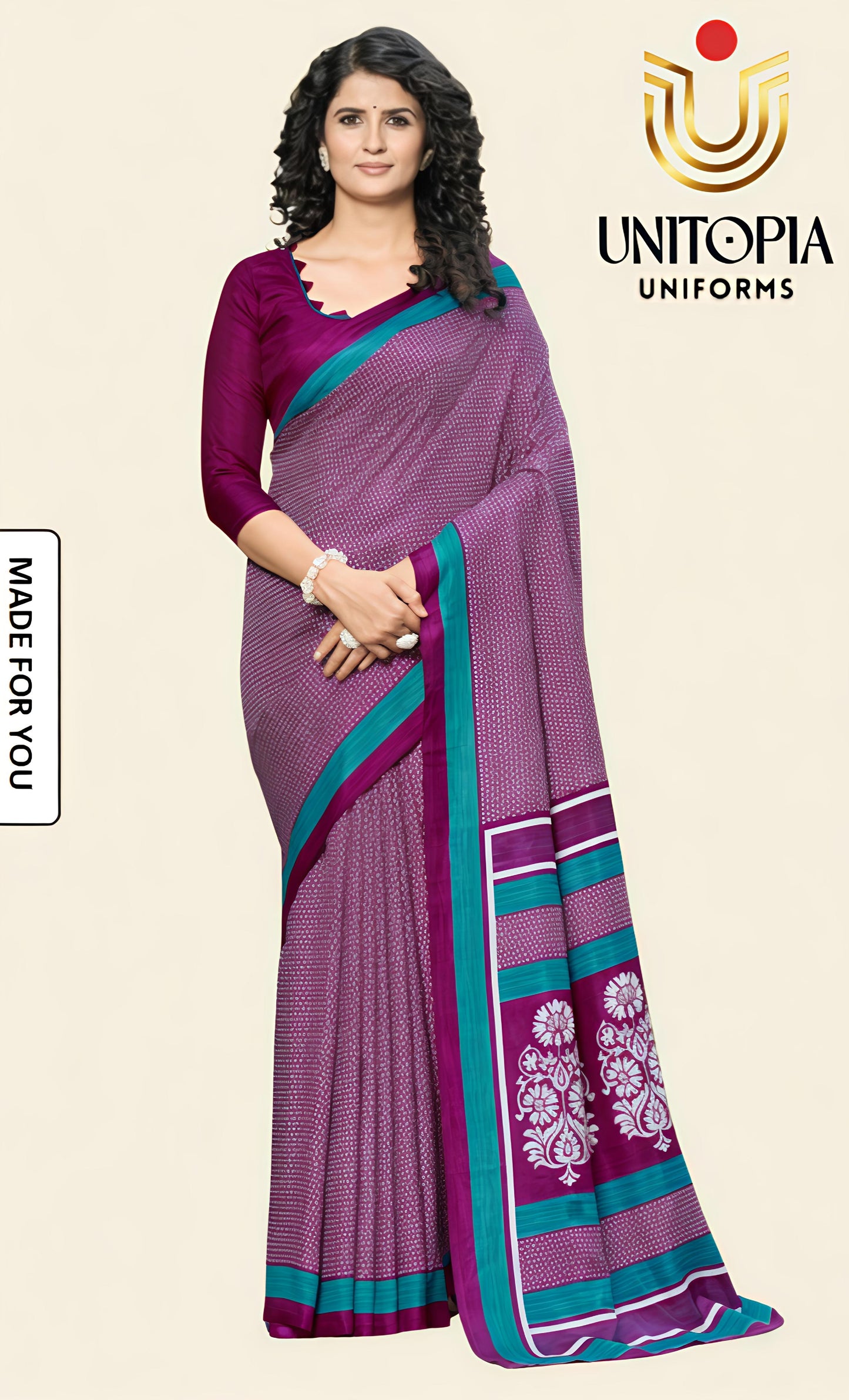 MADE FOR YOU/ UNIFORM SAREE (MFU8311)