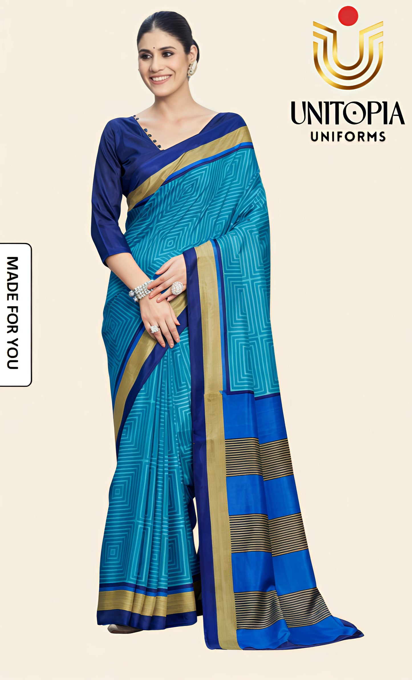 MADE FOR YOU/ UNIFORM SAREE (MFU8315)