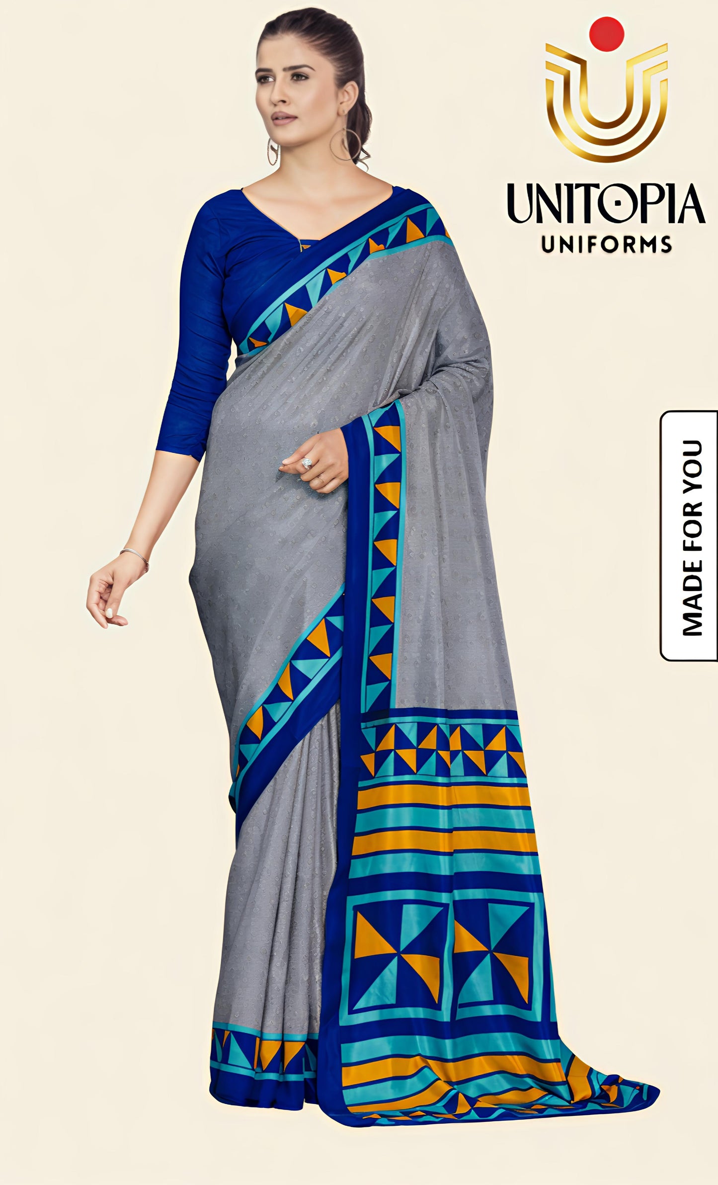 MADE FOR YOU/ UNIFORM SAREE (MFU8317)