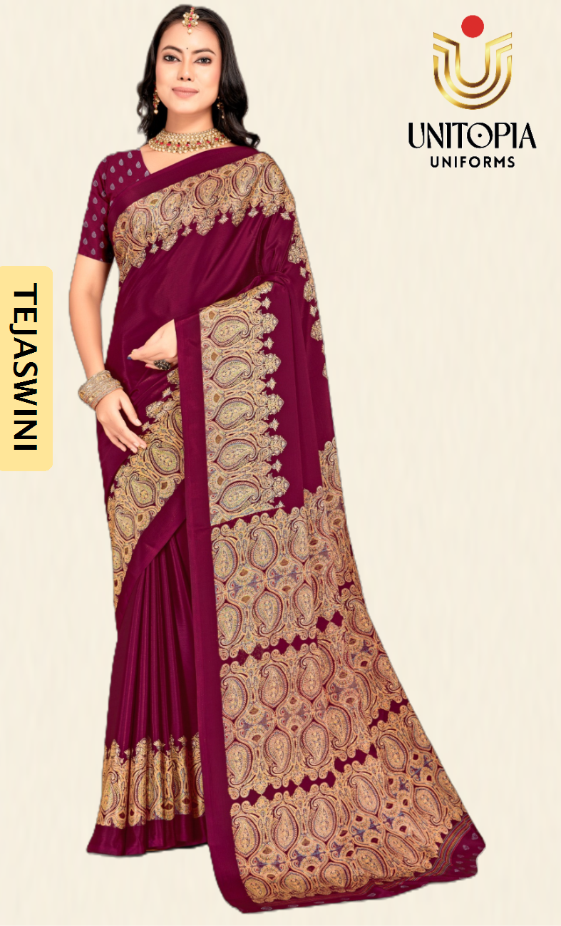 TEJASWINI/ UNIFORM SAREE (TEJ1536)