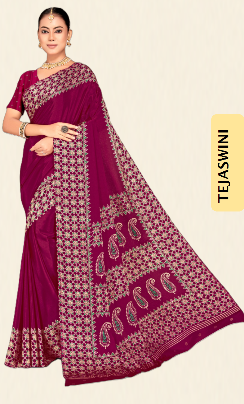 TEJASWINI/ UNIFORM SAREE (TEJ1507)