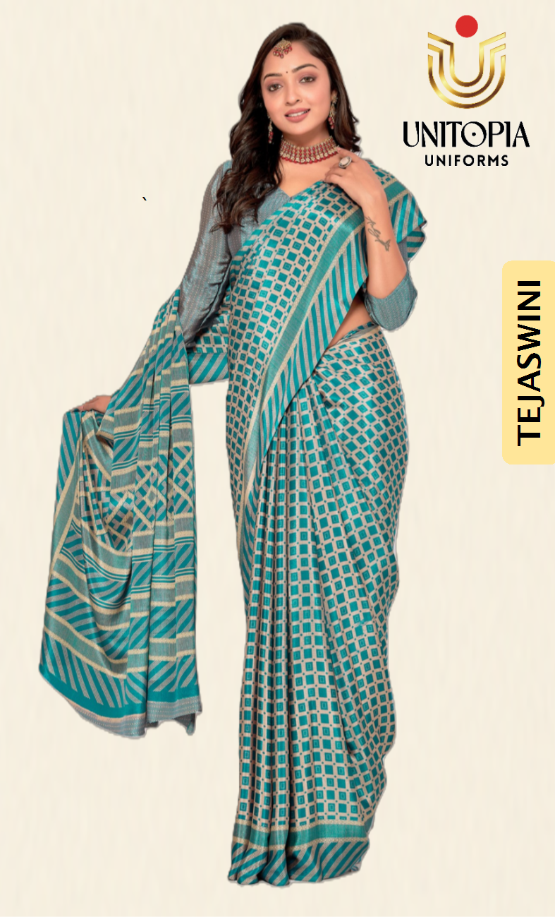 TEJASWINI/ UNIFORM SAREE (TEJ1407)