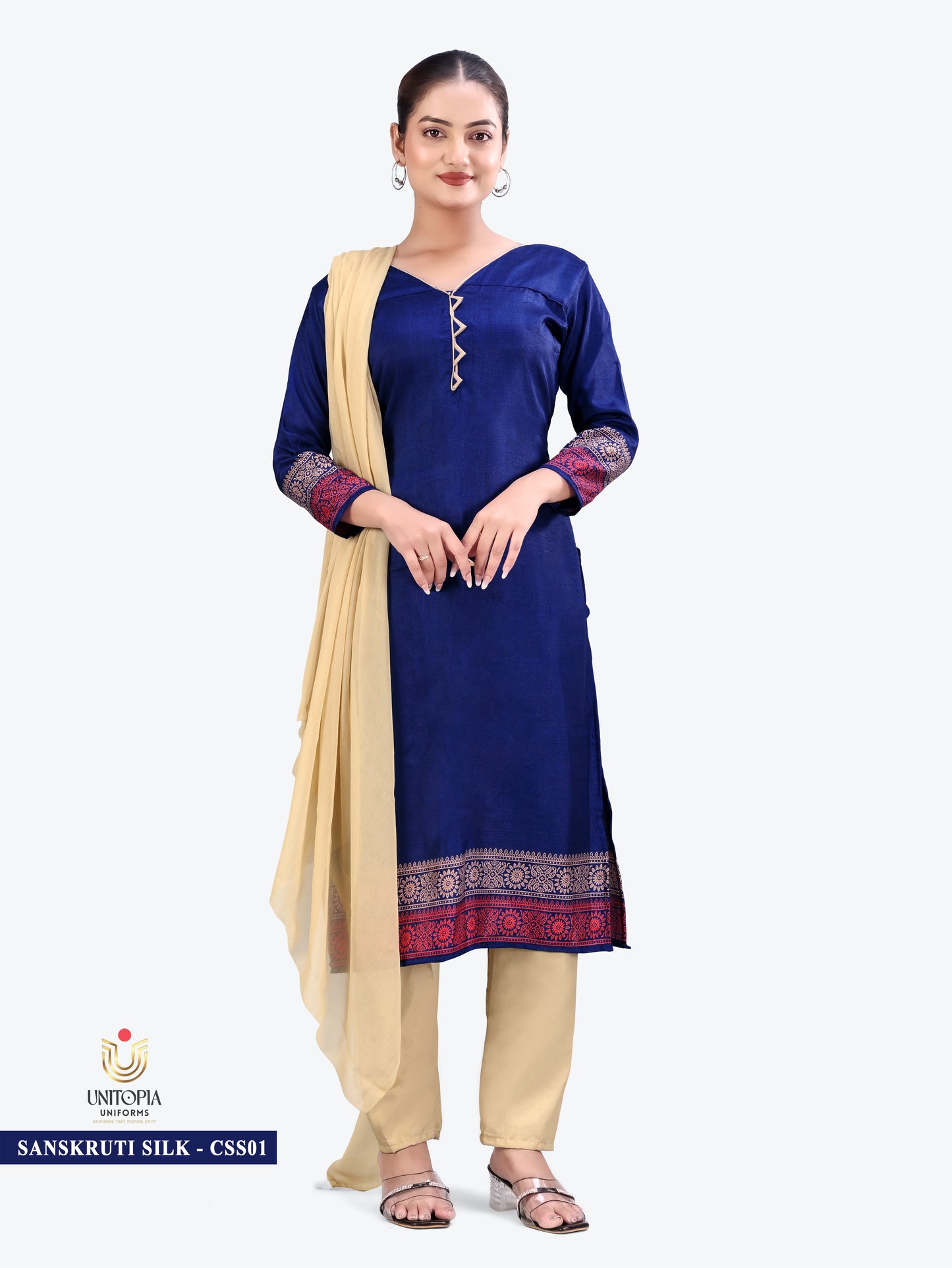 SANSKRUTI SILK / UNIFORM SAREES & SUIT (SS01,02)