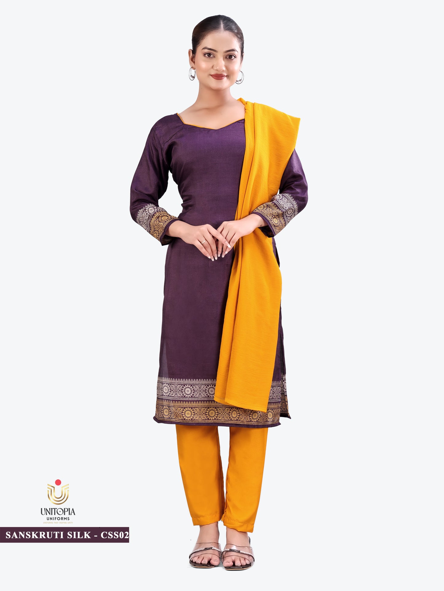 SANSKRUTI SILK / UNIFORM SAREES & SUIT (SS01,02)