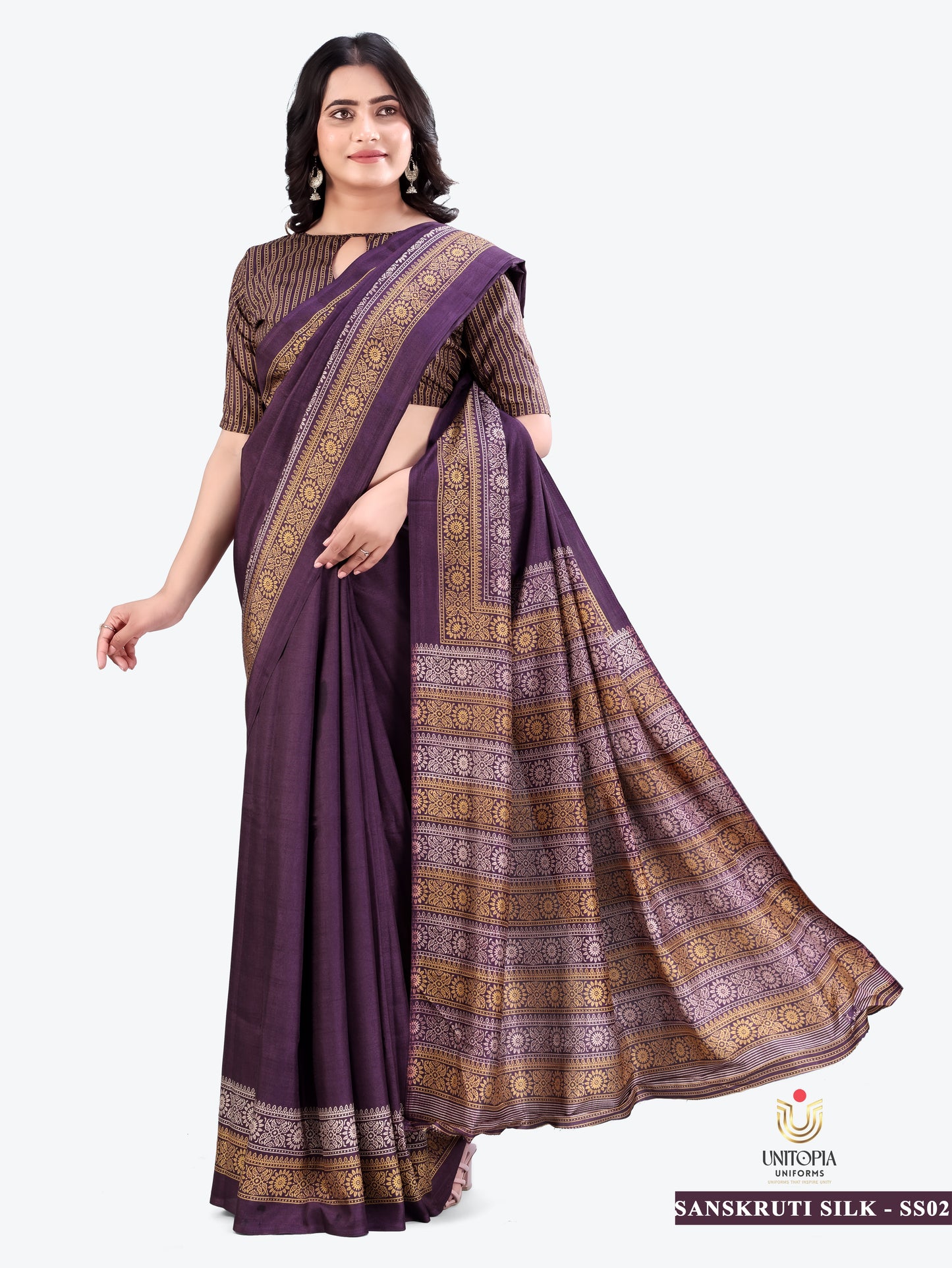 SANSKRUTI SILK / UNIFORM SAREES & SUIT (SS01,02)