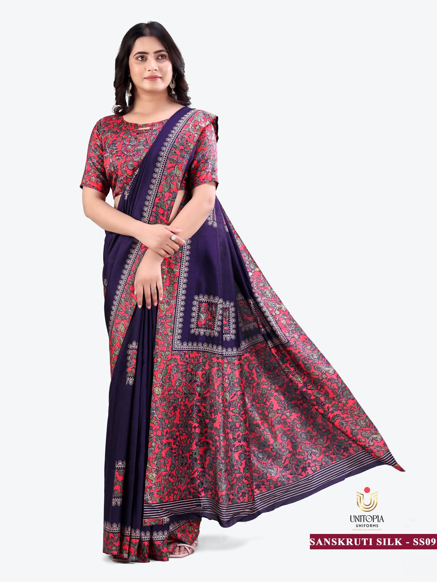 SANSKRUTI SILK / UNIFORM SAREES & SUIT (SS09,10)
