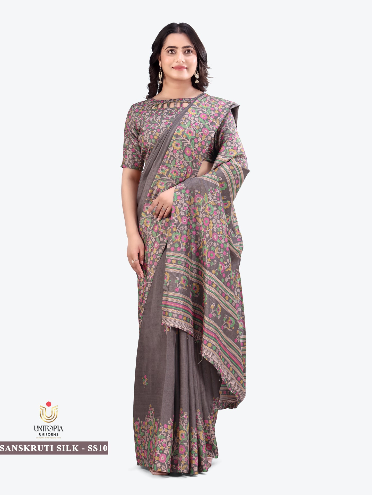 SANSKRUTI SILK / UNIFORM SAREES & SUIT (SS09,10)