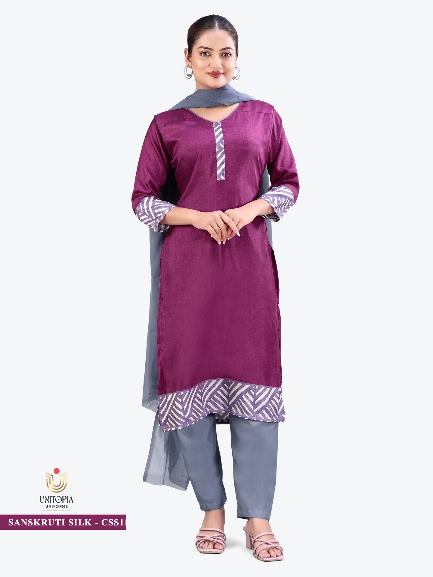SANSKRUTI SILK / UNIFORM SAREES & SUIT (SS11)