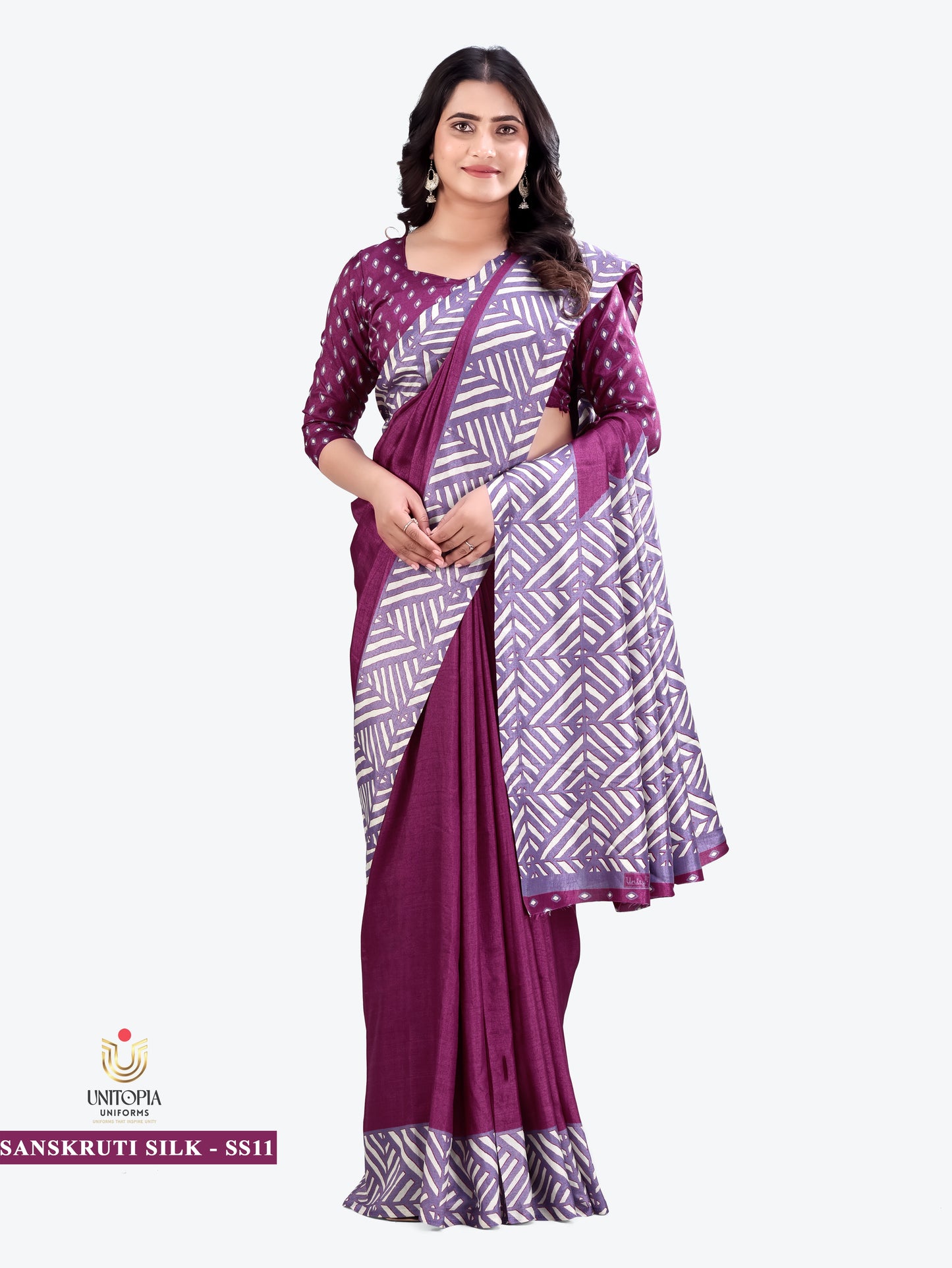 SANSKRUTI SILK / UNIFORM SAREES & SUIT (SS11)