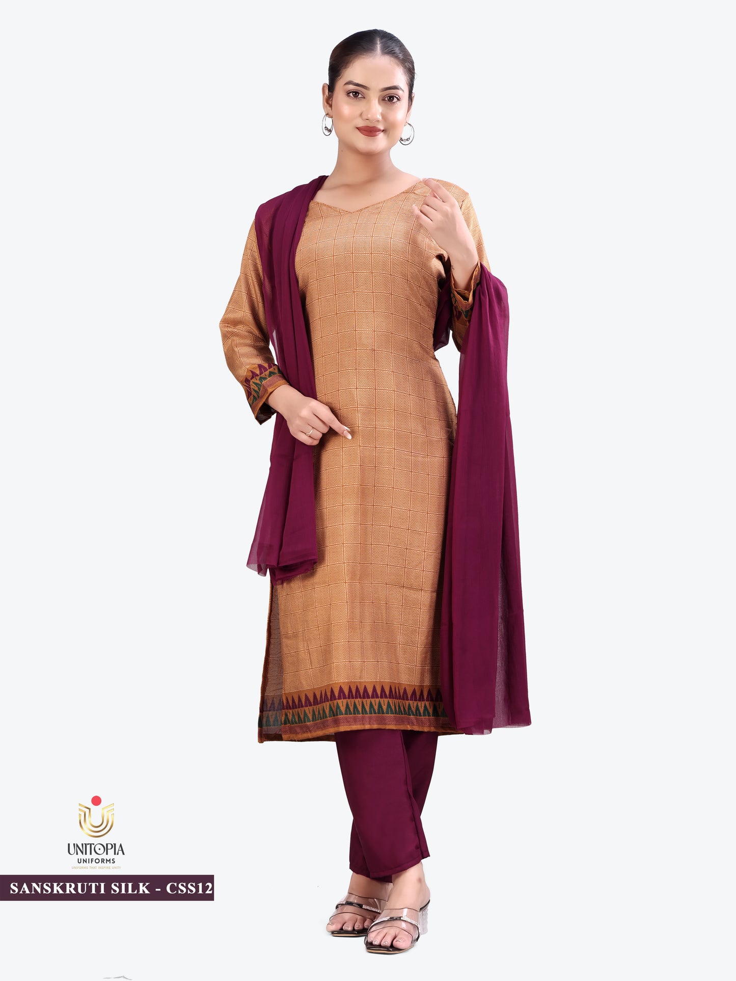 SANSKRUTI SILK / UNIFORM SAREES & SUIT (SS12)