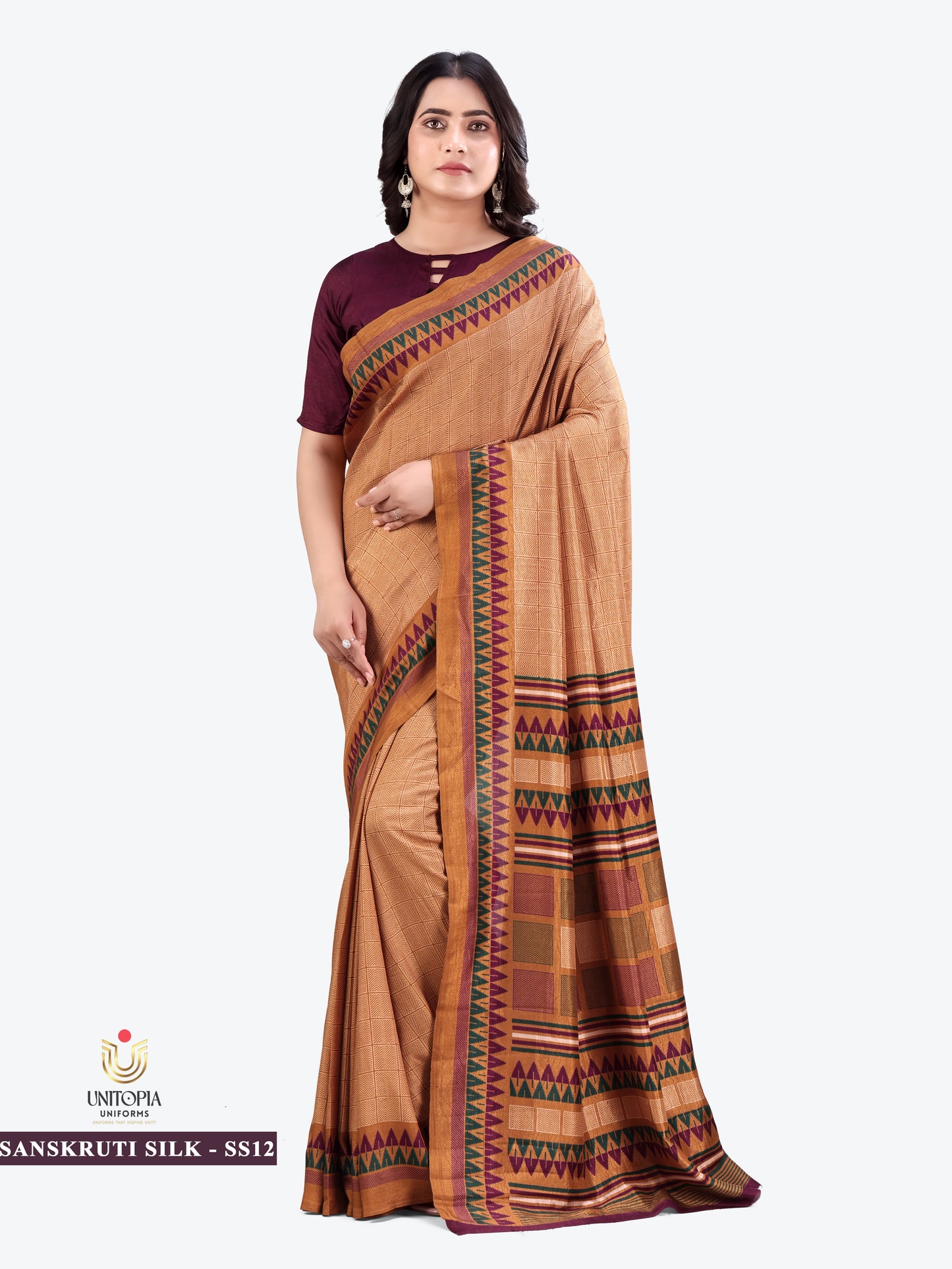 SANSKRUTI SILK / UNIFORM SAREES & SUIT (SS12)