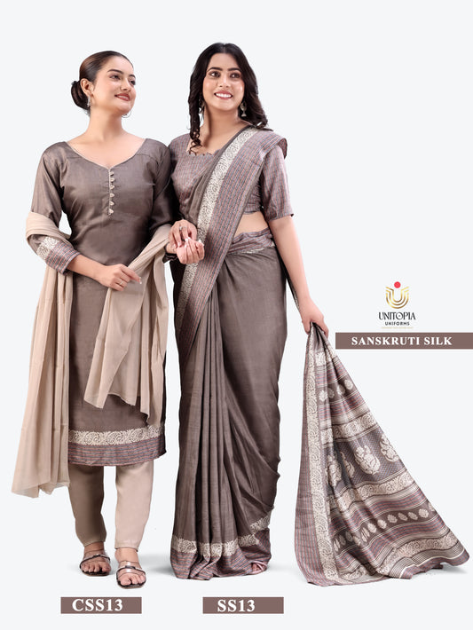 SANSKRUTI SILK / UNIFORM SAREES & SUIT (SS13)
