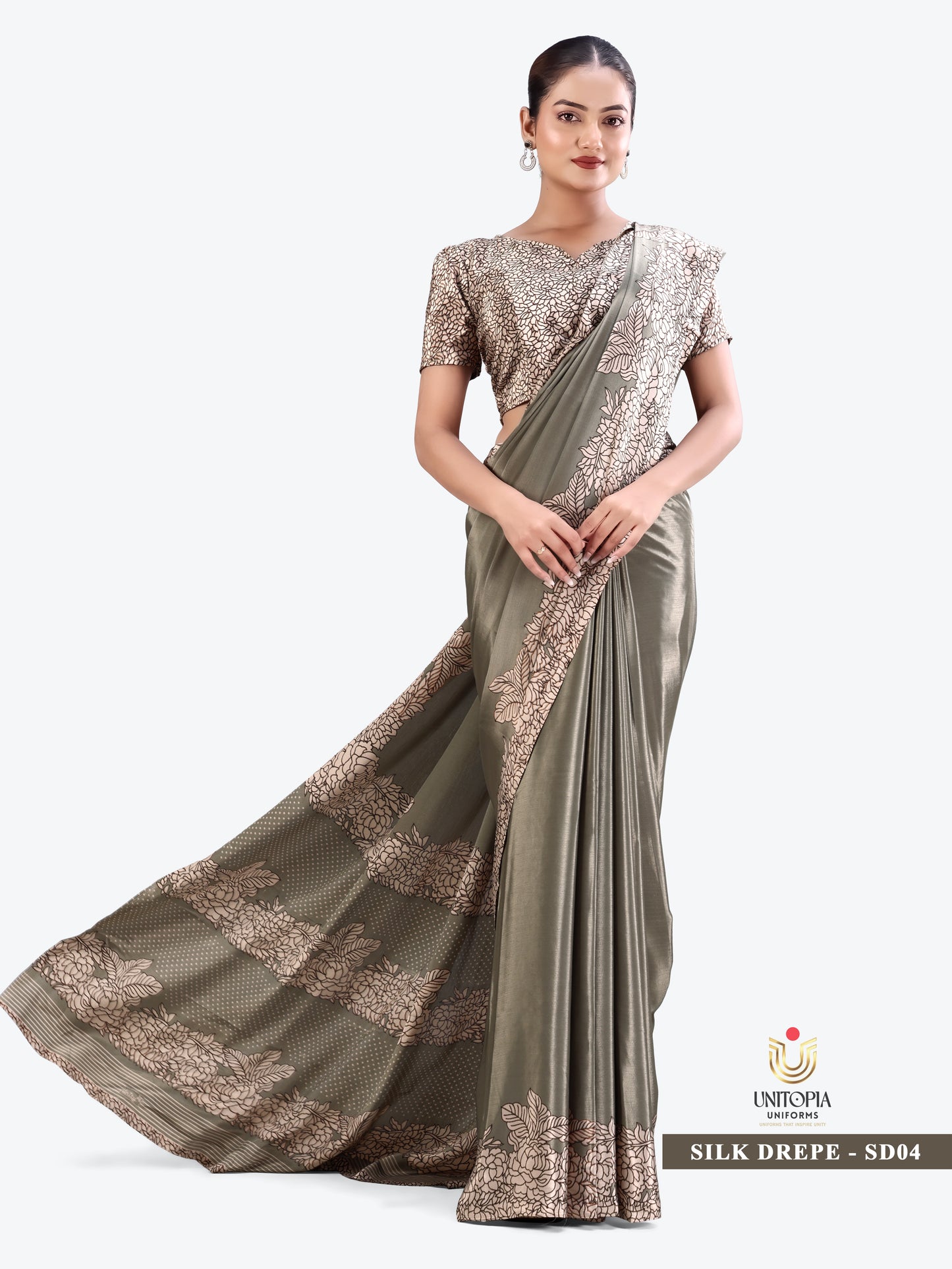 SILK DREPE / UNIFORM SAREES & SUIT (SD03,SD04)