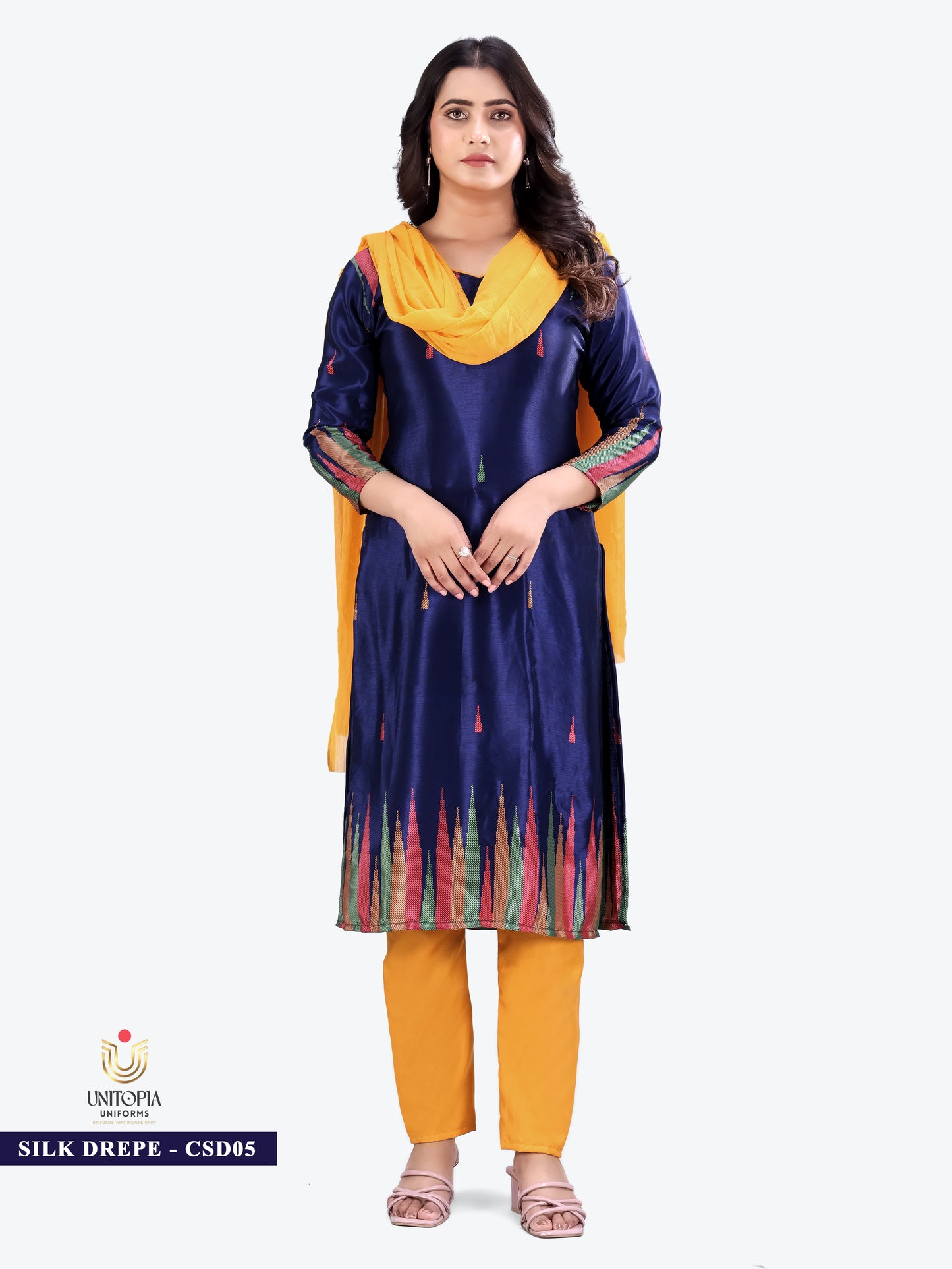SILK DREPE / UNIFORM SAREES & SUIT (SD05,SD06)