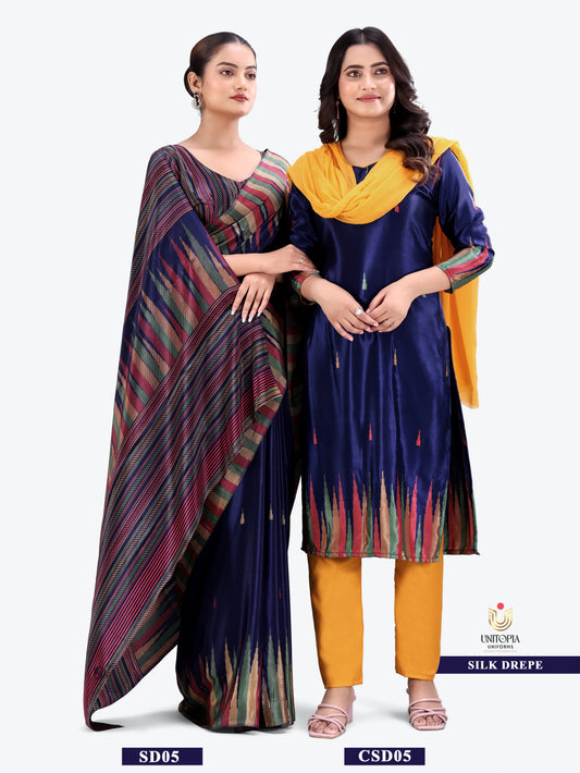 SILK DREPE / UNIFORM SAREES & SUIT (SD05,SD06)