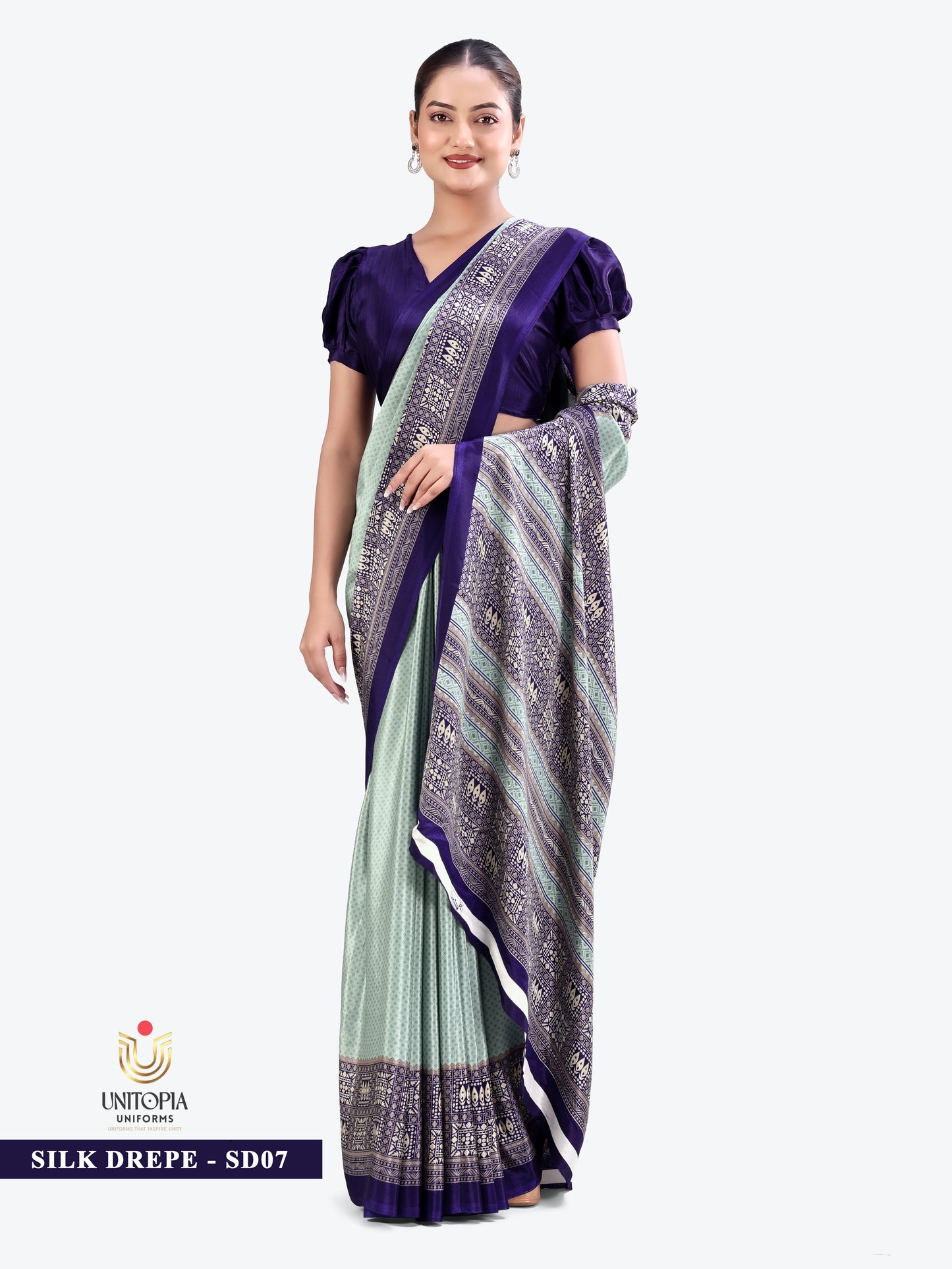 SILK DREPE / UNIFORM SAREES & SUIT (SD07,SD08)